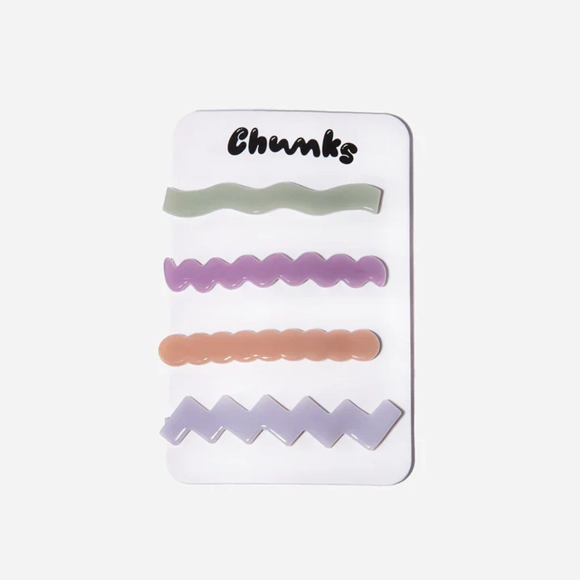 Chunks Lines Slides Pastel (4 pack)