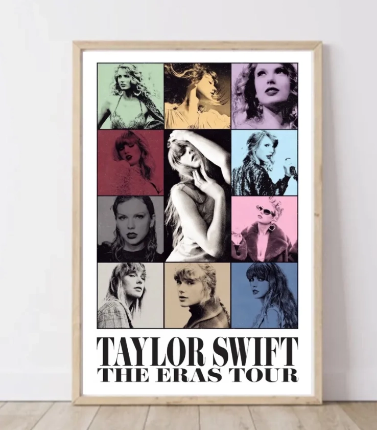 Taylor Swift | The Eras II Tour Poster includes Tortured Poets sold by Fire Cesya | SKU 344084190 | Printerval