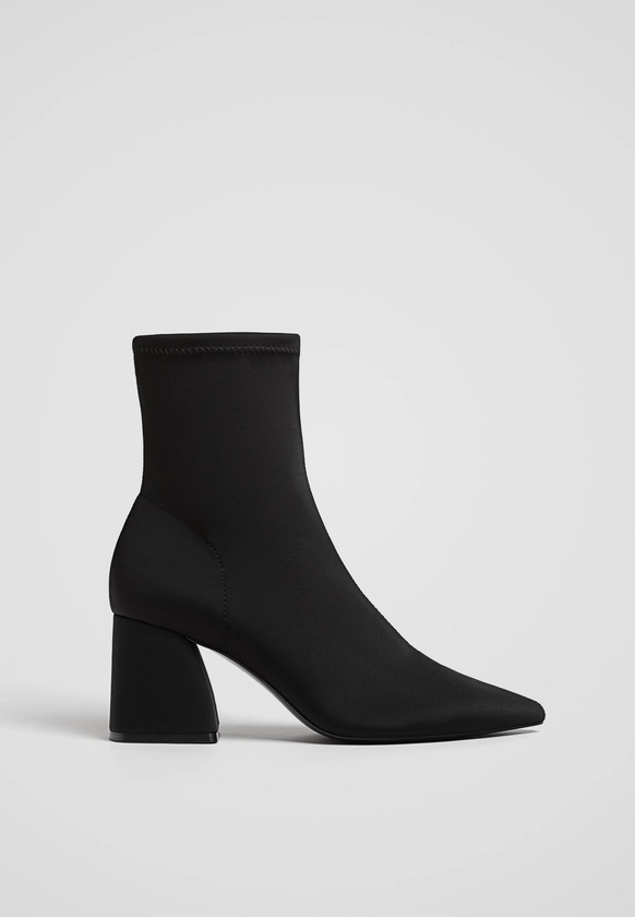 Fabric high-heel ankle boots - Women's Boots and ankle boots | Stradivarius United Kingdom