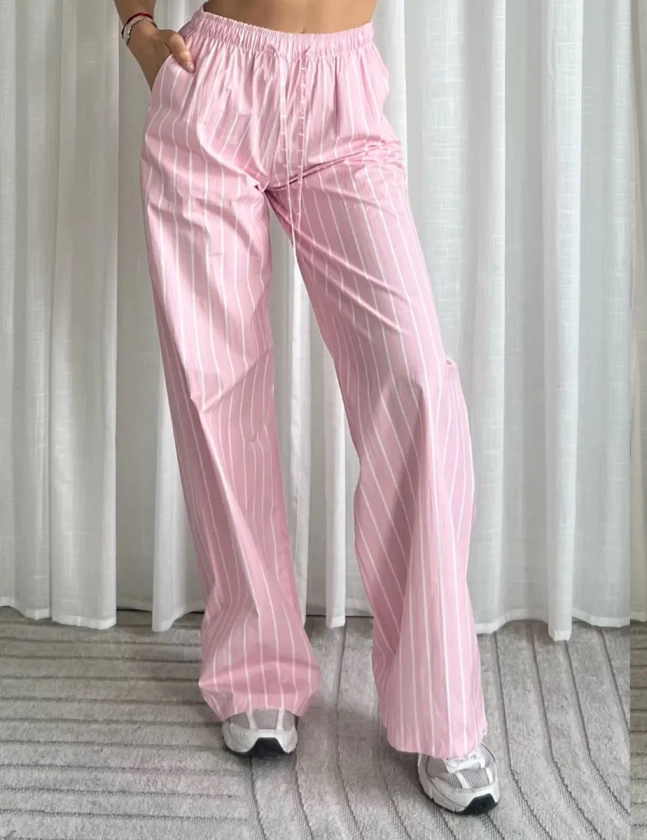 Striped Cotton Pants - My Favourites