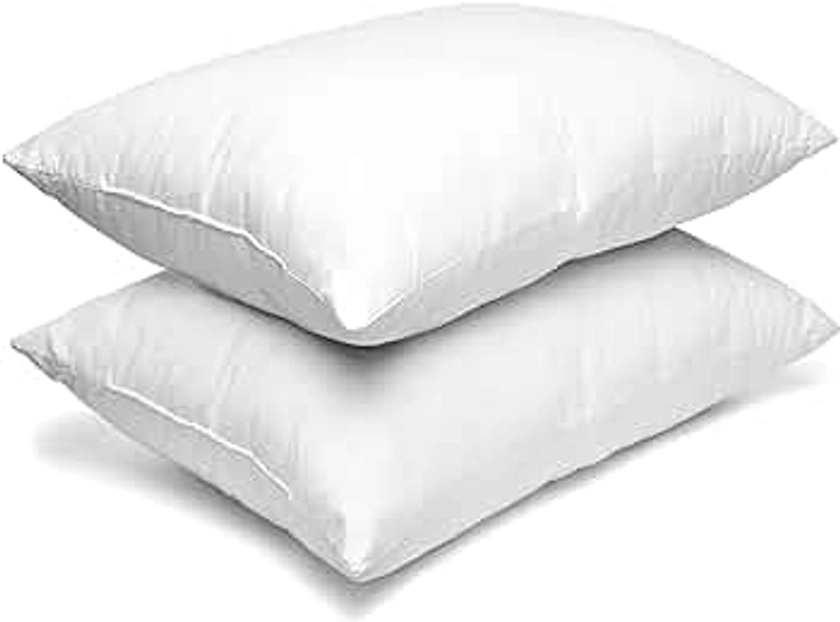 MH Home Pillows 2 Pack, Soft Support Bounce To Back Hotel Quality Extra Filling Bed Designed For Front, Side And Sleeper, Body