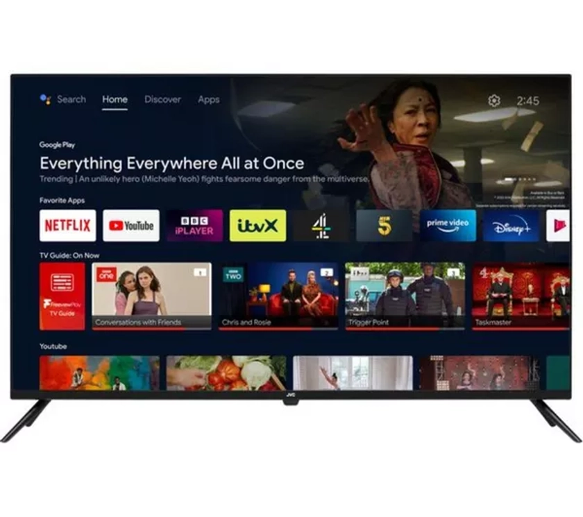 JVC LT-40CA320 Android TV 40" Smart Full HD LED TV with Google Assistant