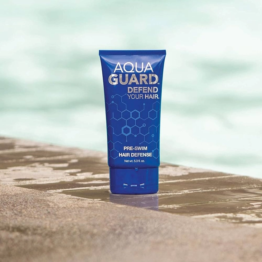 AquaGuard Pre-Swim Hair Defense | Prevents Chlorine Damage, Softens Hair | Color Safe, Leaves Hair Smelling Great | 5.3 oz (1 Pack)