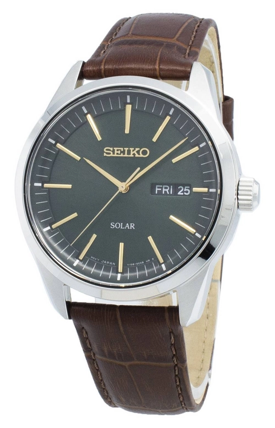 Montre Homme Seiko Conceptual SNE529P SNE529P1 SNE529 Analog Solar