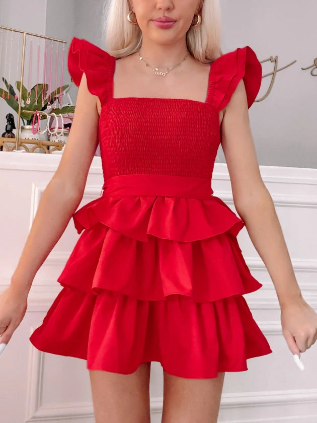 Sweet Sorbet Dress | Red