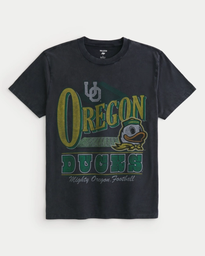 Women's University of Oregon Ducks Graphic Tee | Women's Tops | HollisterCo.com