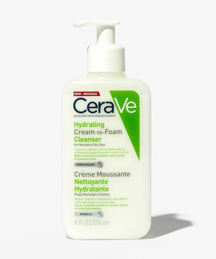 CERAVE HYDRATING CREAM-TO-FOAM CLEANSER