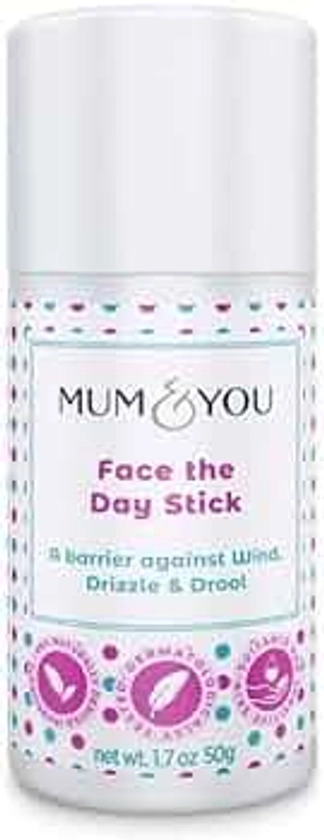 Mum & You Baby Face the Day Stick with Sunflower & Coconut Oils, Beeswax & Shea Butter for Natural Skincare. Protect your Baby's Face from Irritants, and Soothe Eczema & Irritated Skin.