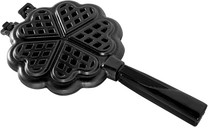 Nordic Ware Sweetheart Waffler, Cast-Aluminium Waffle Pan, Waffle Pan for Mini Waffles, Heart Shaped Waffles, Mini Waffle Maker - Black : Amazon.co.uk: Home & Kitchen