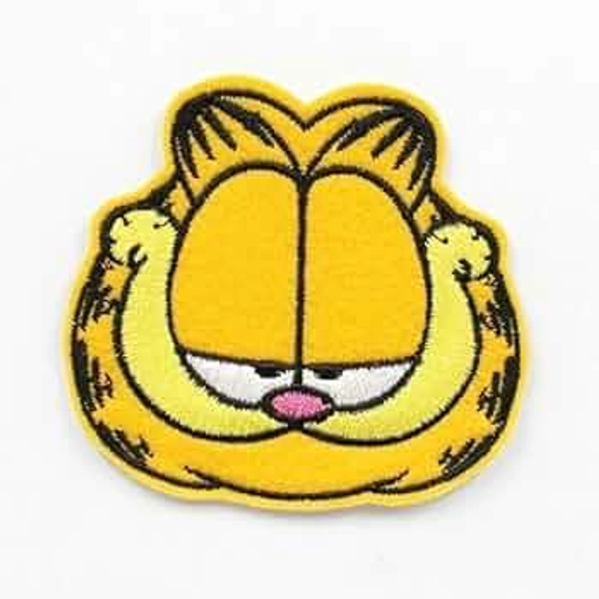 Cute Patch Cartoon Cat Iron on or Sew on Embroidered Applique Patch