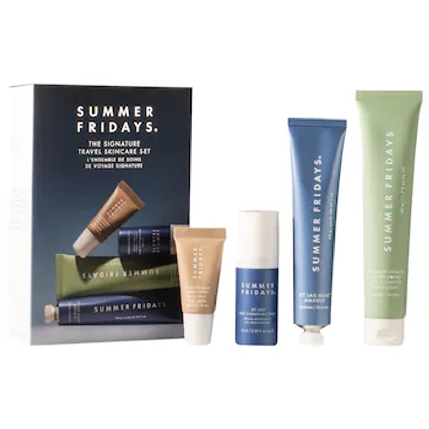 The Signature Travel Skincare Set - Summer Fridays | Sephora