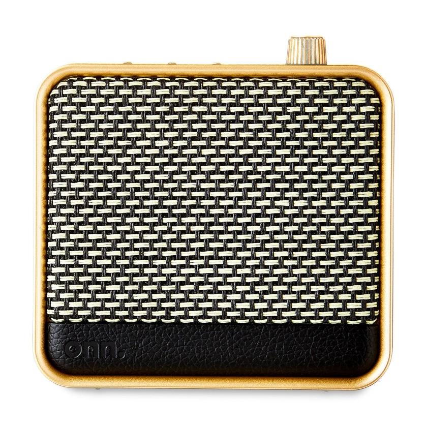 onn. Small Wi-Fi Speaker with Bluetooth Wireless Technology, AirPlay 2,IP67 Water-resistant