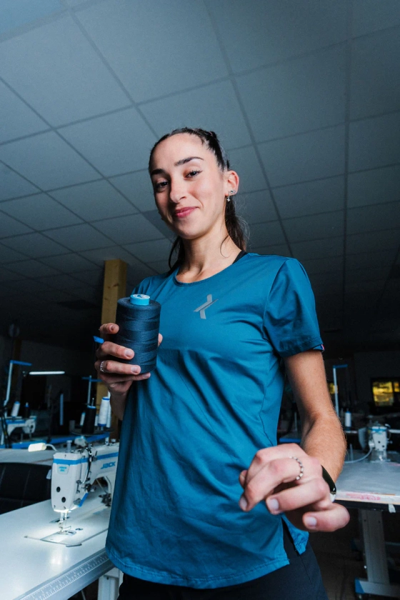 Le t-shirt de running rêvé Bleu pour Femme