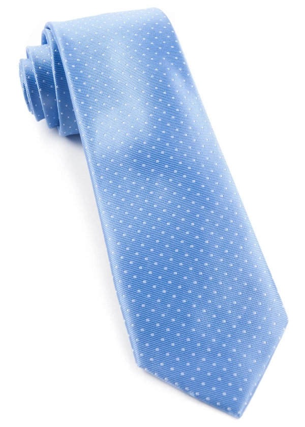 Mini Dots Light Blue Tie | Silk Ties | Tie Bar