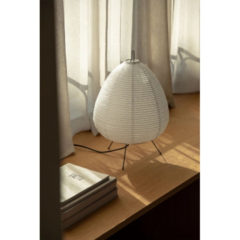 Lampe de table en papier de riz (↑44 cm) Gogian 