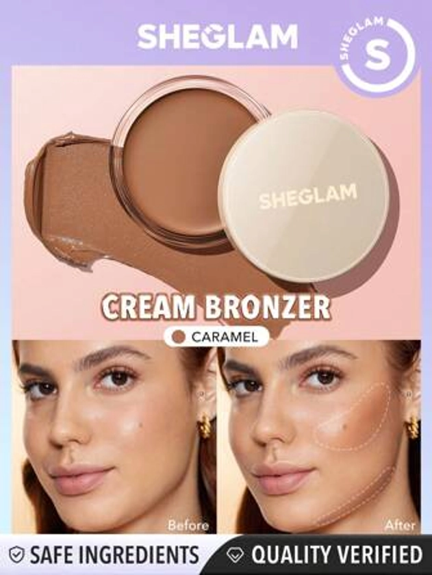 SHEGLAM Silk Haze Cream Bronzer-Caramel