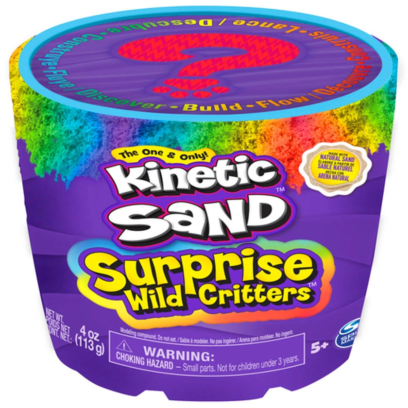 Kinetic Sand Surprise Wild Critters Surprise Capsule (Styles Vary) | The Entertainer