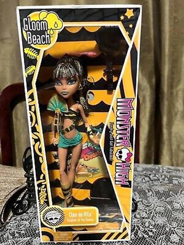 Monster High Doll Gloom Beach Cleo De Nile | eBay