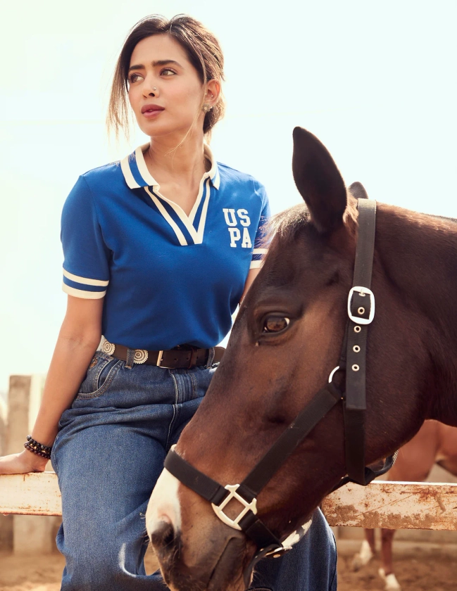 Stripe Detail Slim Polo Shirt – U.S. Polo Assn. India