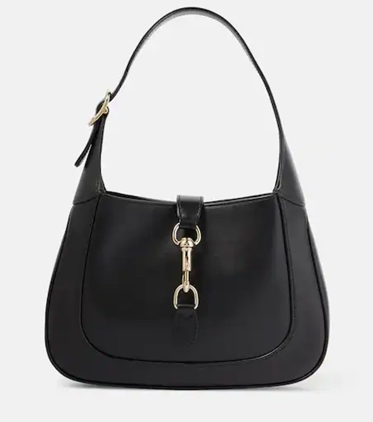 Gucci Jackie Small leather shoulder bag in black - Gucci | Mytheresa
