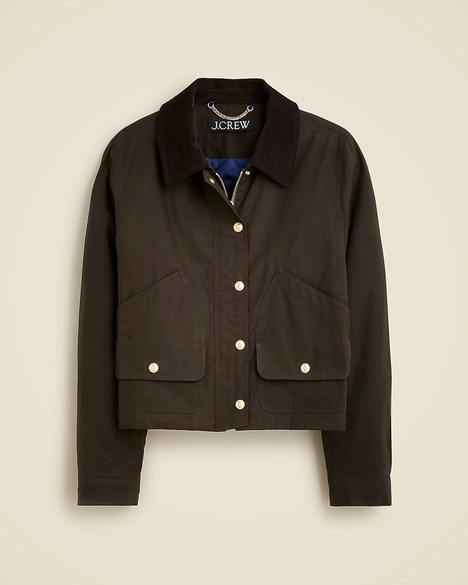 Short Barn Jacket™ in English ripstop cotton