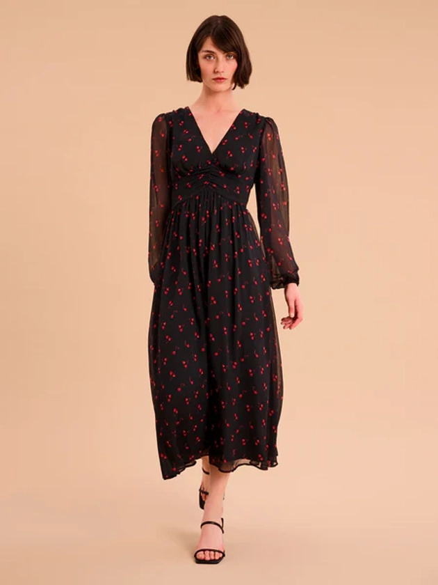 Gabriella Dress in Cherry Print 6