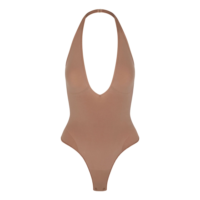 SEAMLESS SCULPT DEEP PLUNGE THONG BODYSUIT | SIENNA