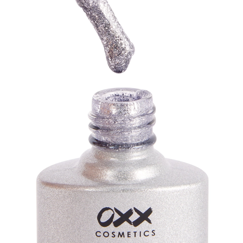 OXX Cosmetics UV Gel Nail Polish - Silver Sparkle