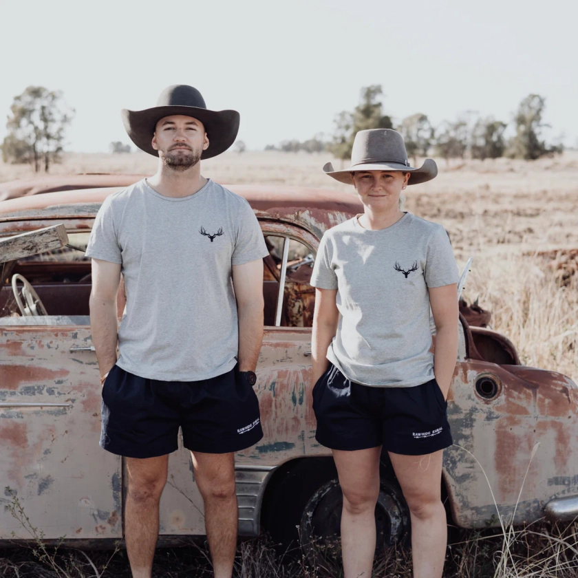 NAVY RUGBY SHORTS