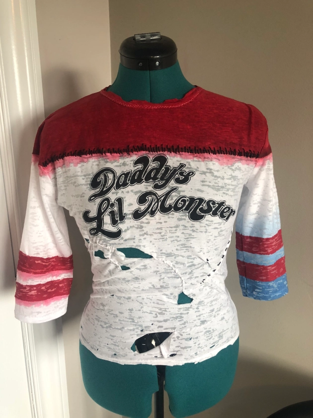 Harley Quinn Daddy's Lil Monster Handmade Shirt