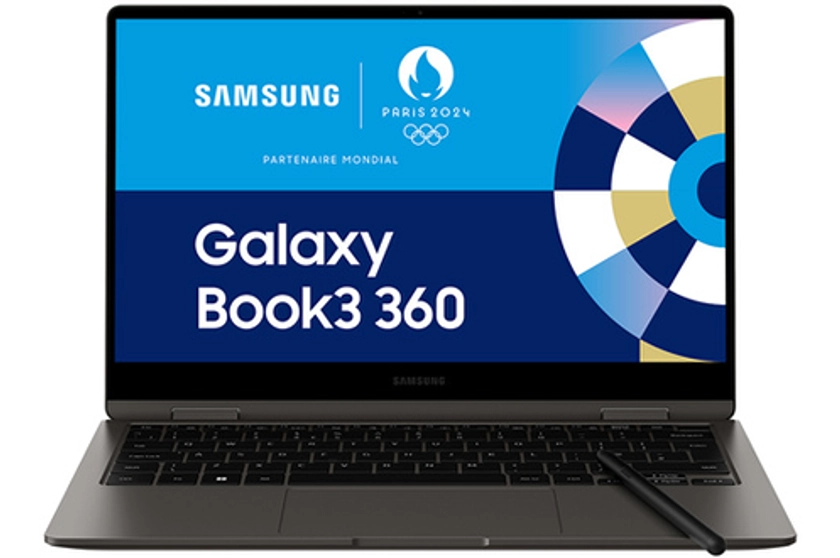Samsung Galaxy Book3 360 13.3’’ Intel Evo Core i5 16Go RAM 512 Go SSD Anthracite, clavier AZERTY