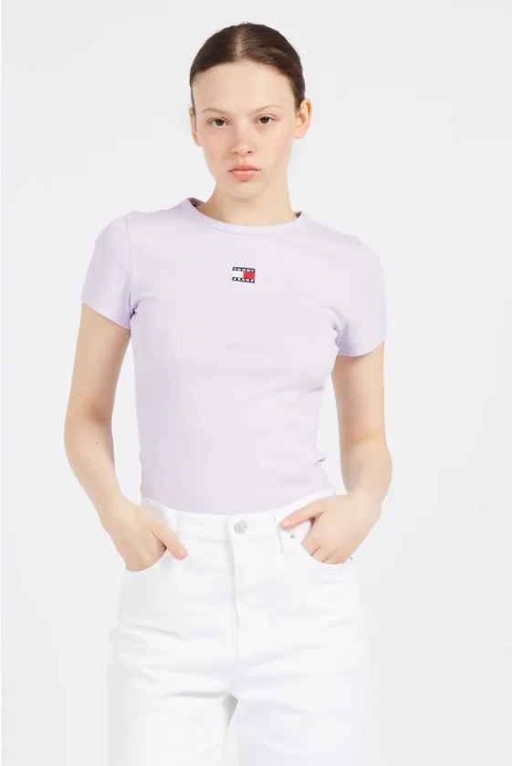 T-shirt Violet Tommy Jeans - Femme | Citadium