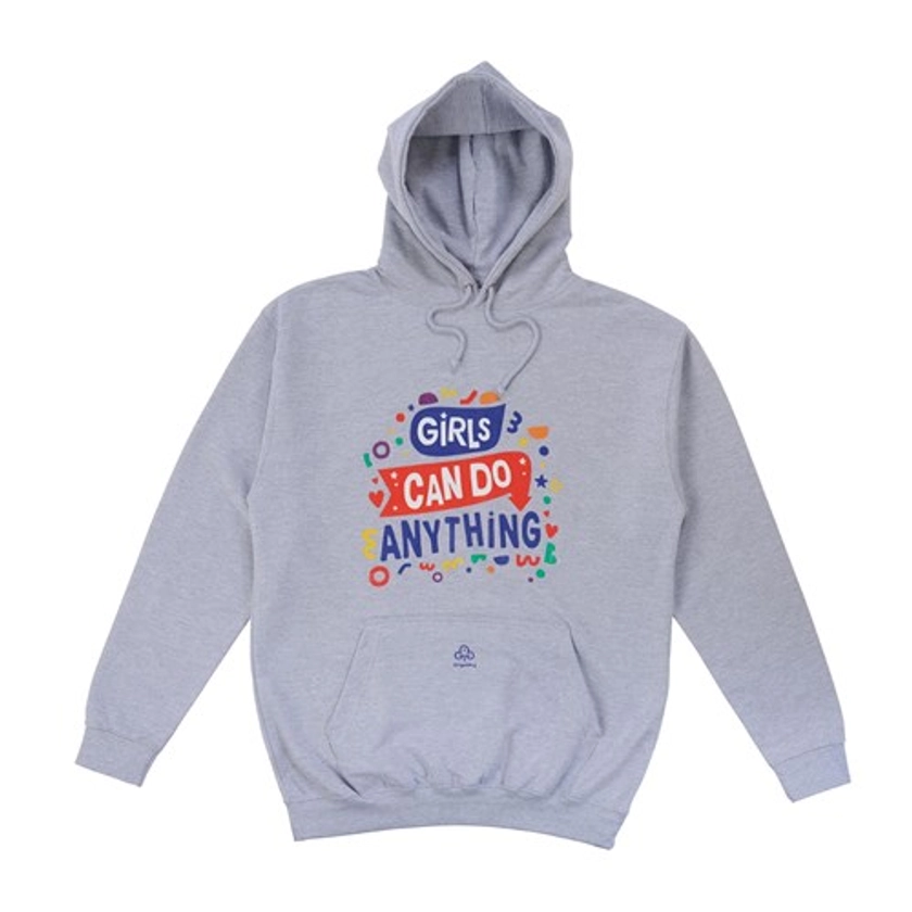 Girls can do anything hoodie - adult | Official Girlguiding shop