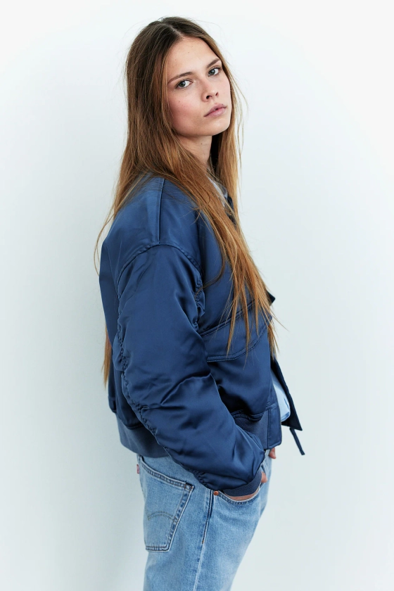 Andy Tech Jacket - Lange mouwen - Vintage Indigo X - DAMES | H&M NL