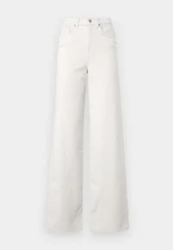 ONLY Tall ONLHOPE GLOBAL HIGH WAIST WIDE - Pantalon classique - pumice stone/beige - ZALANDO.FR