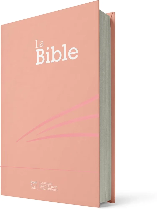 Bible Segond 21 compacte : couverture rigide skivertex rose guimauve