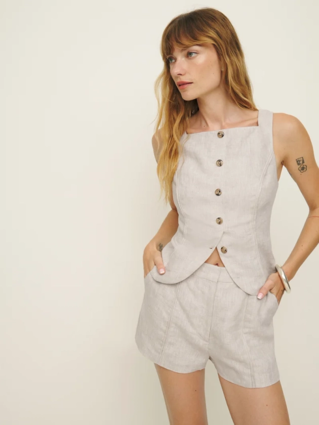 Emily Linen Two Piece