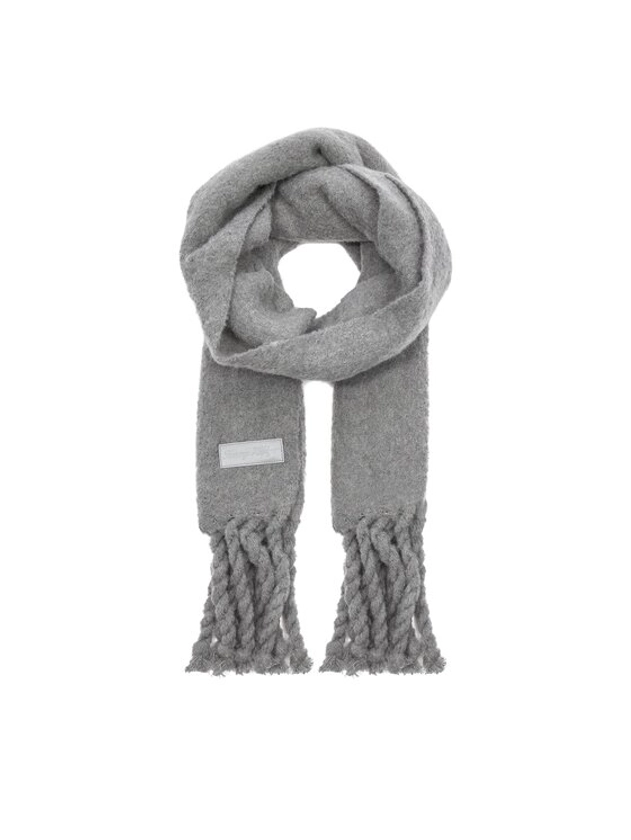 Tommy Hilfiger Šál Tommy Twist Scarf AW0AW15530 Sivá