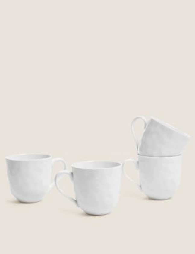 Set of 4 Artisan Mugs | M&S Collection | M&S