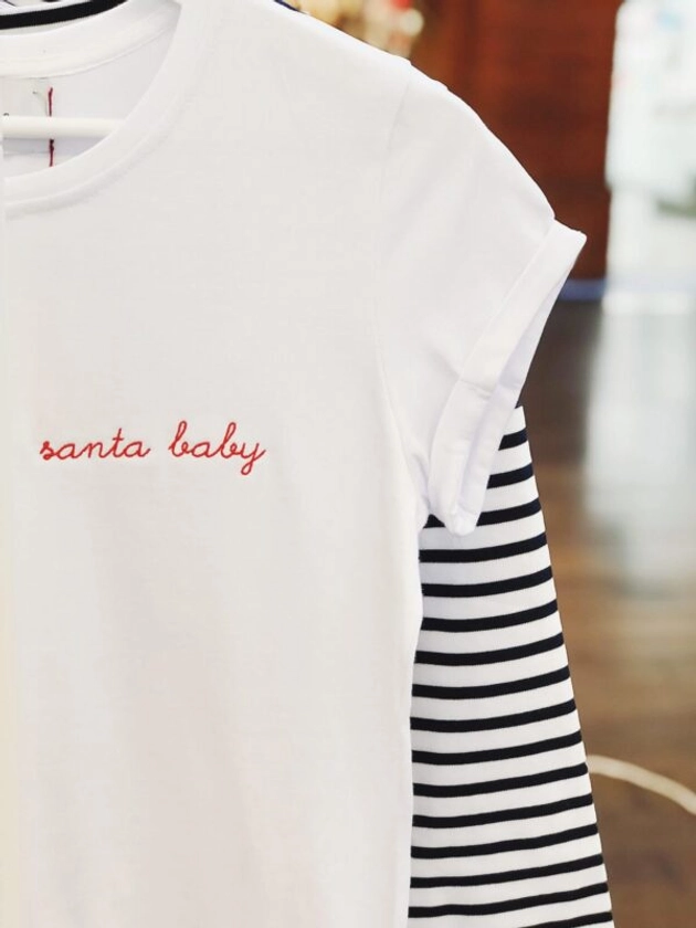 Santa Baby T-Shirt – Pixie Pour Toi