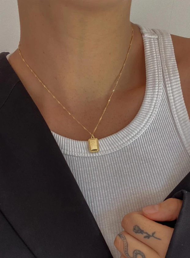 Scottson Gold Plated Pendant Necklace