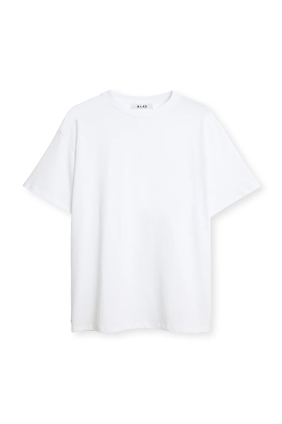 Round Neck Cotton T-Shirt White