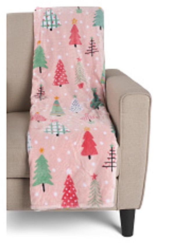 Oversized Christmas Tree Throw | Pillows & Decor | Marshalls