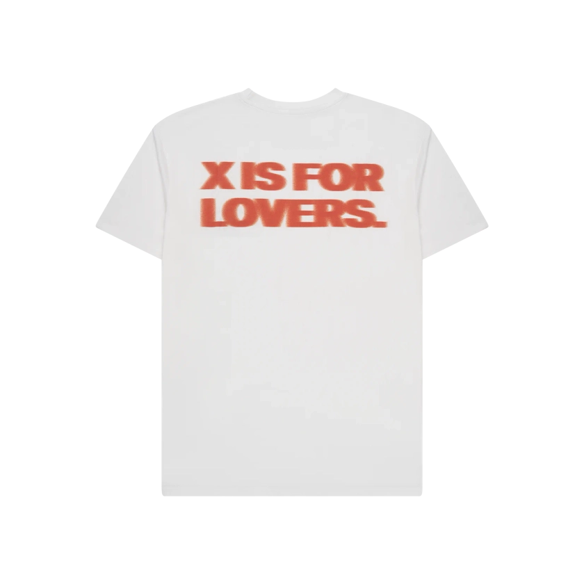 X ‘X is for lovers’ - T-shirt White