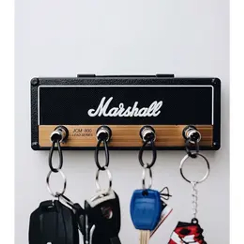 Marshall Jack Rack Key Holder | Standard Wall Mountable Key Rack Black | Decorative | Rock