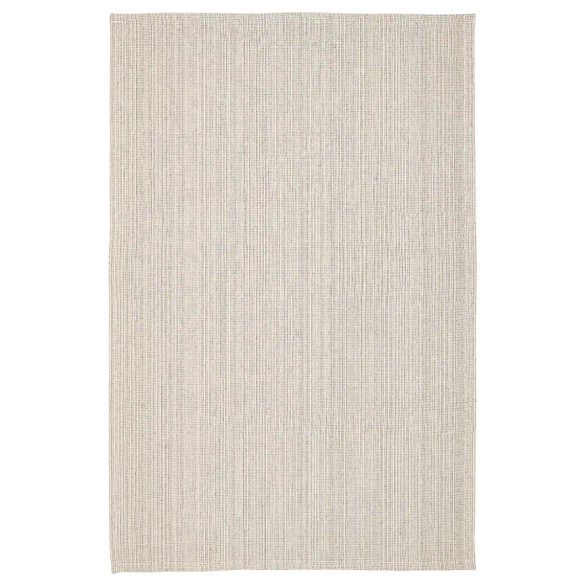 TIPHEDE tapis tissé à plat, naturel/noir, 120x180 cm - IKEA