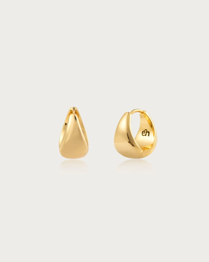 Gold Waterdrop Earrings| En Route Jewelry | En Route Jewelry