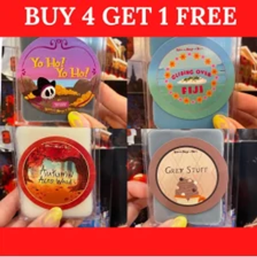 YOU CHOOSE Buy 4 Get 1 Free| DISNEY Inspired Melts| Housewarming Gift| Wax Melt Pack| Theme Park Scents | Christmas Gift| Stocking Stuffer|