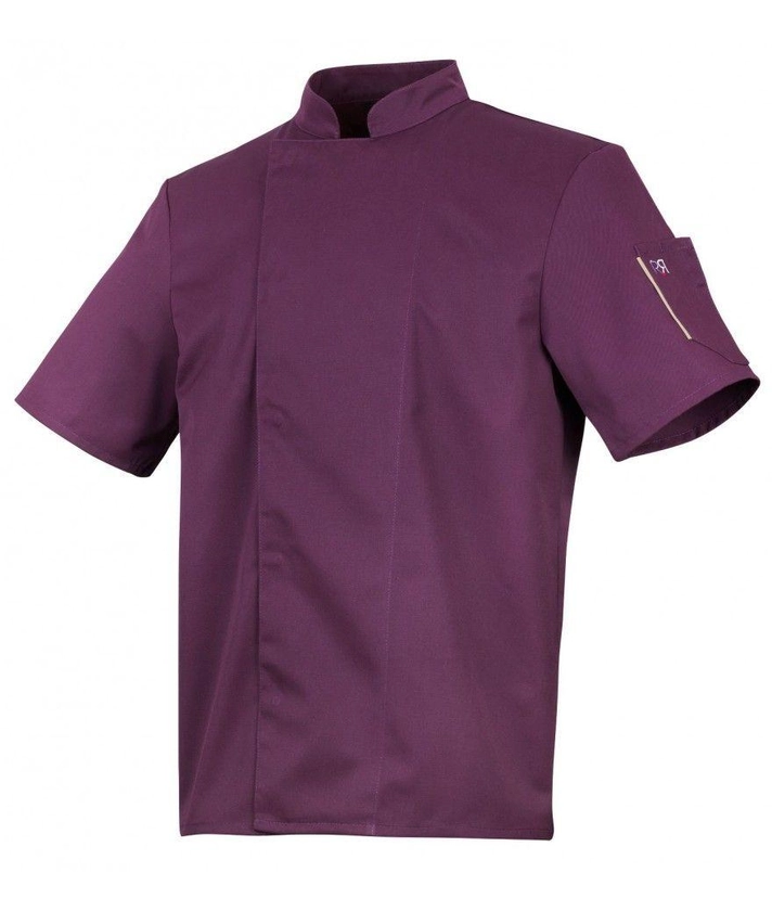 Veste de cuisine mixte NERO MC Prune - ROBUR