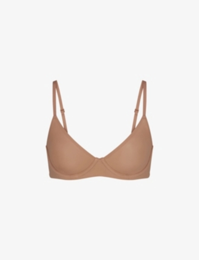 Fits Everybody unlined stretch-woven bra